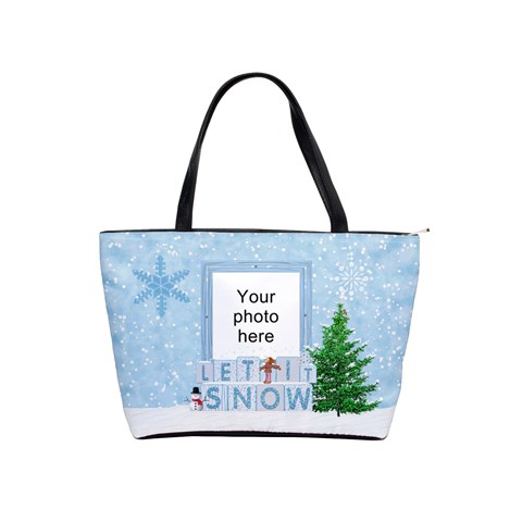 Let It Snow Classic Shoulder Handbag By Lil Front