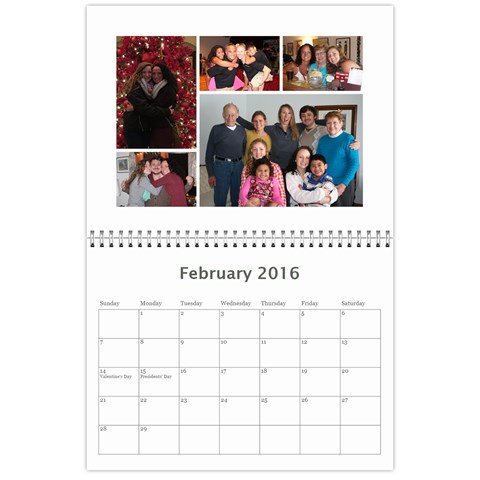 Calendar A By Peg Feb 2016