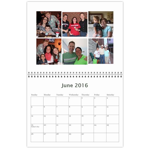 Calendar A By Peg Jun 2016