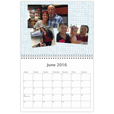 2016 Calendar By Christine Jun 2016