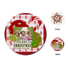 xmas - Playing Cards Single Design (Round)