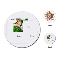 xmas - Playing Cards Single Design (Round)