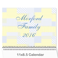 2016 calendar DONE - Wall Calendar 11  x 8.5  (12-Months)