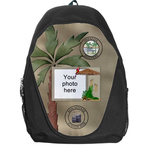 Vacation Backpack Bag By Lil Front