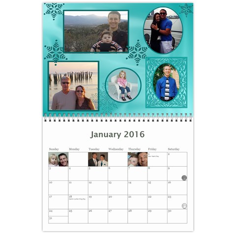 Grandma Groubert s Calendar 2016 B By Summer Jan 2016