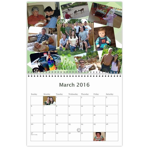 Grandma Groubert s Calendar 2016 B By Summer Mar 2016