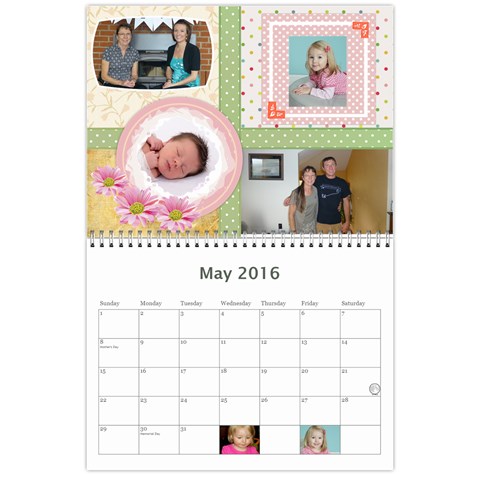 Grandma Groubert s Calendar 2016 B By Summer May 2016
