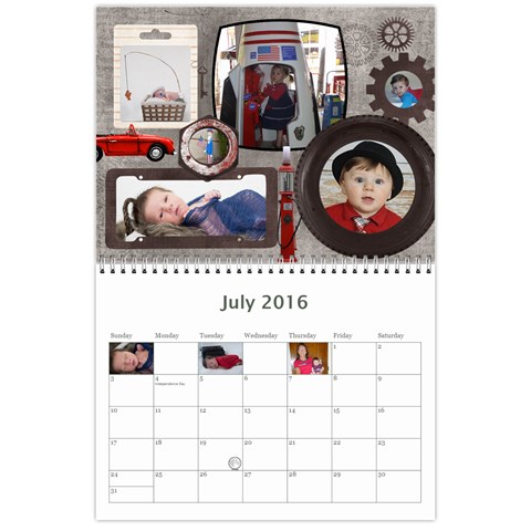 Grandma Groubert s Calendar 2016 B By Summer Jul 2016