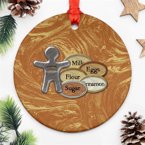 Cookie Ornament 3 By Lisa Minor Back