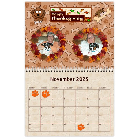 Dog Calender 2025 By Joy Johns Nov 2025
