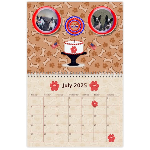 Dog Calender 2025 By Joy Johns Jul 2025