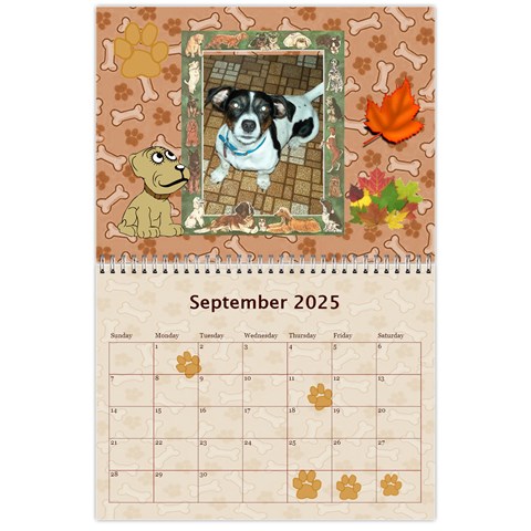 Dog Calender 2025 By Joy Johns Sep 2025
