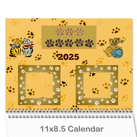 Cat Calender 2025 By Joy Johns Cover