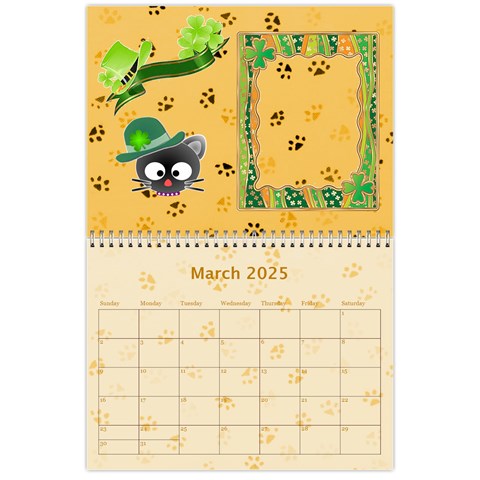 Cat Calender 2025 By Joy Johns Mar 2025