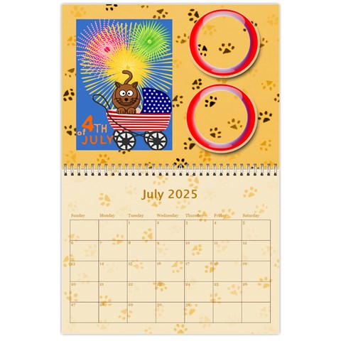 Cat Calender 2025 By Joy Johns Jul 2025