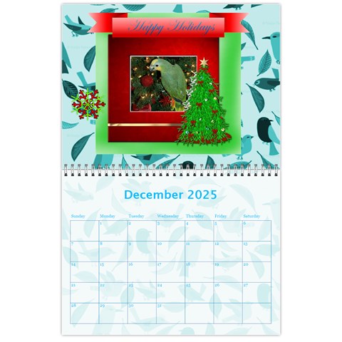 Pet Bird Calendar, 2025 By Joy Johns Dec 2025
