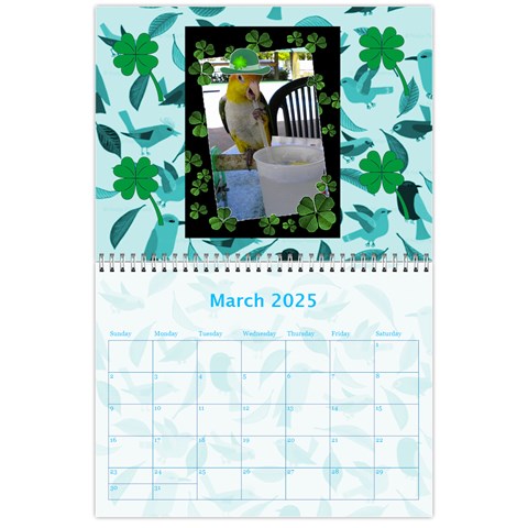 Pet Bird Calendar, 2025 By Joy Johns Mar 2025