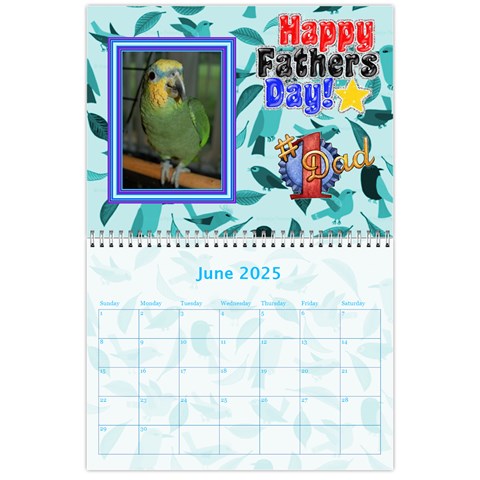 Pet Bird Calendar, 2025 By Joy Johns Jun 2025
