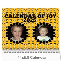 Calendar of JOY, 2025 - Wall Calendar 11  x 8.5  (12-Months)
