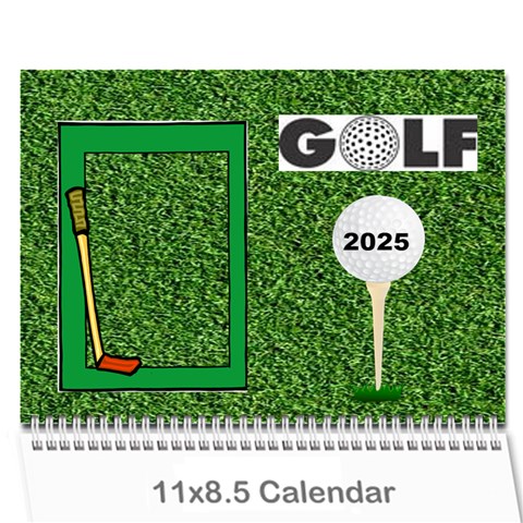 Golf Calendar, 2025 By Joy Johns Cover