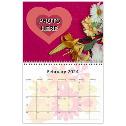 Garden Of Love Calendar 2024 By Joy Johns Feb 2024