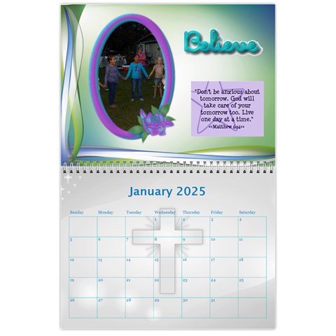 Bible Quotes Calendar, 2024 By Joy Johns Jan 2024