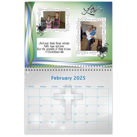 Bible Quotes Calendar, 2025 By Joy Johns Feb 2025