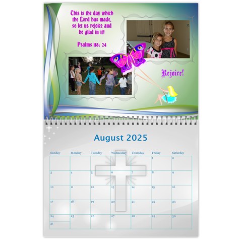 Bible Quotes Calendar, 2025 By Joy Johns Aug 2025