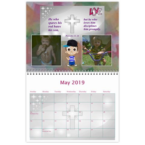 Children s Bible Calendar By Joy Johns May 2019