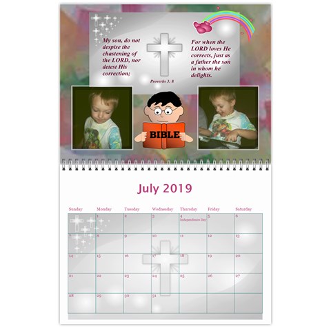 Children s Bible Calendar By Joy Johns Jul 2019