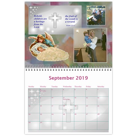 Children s Bible Calendar By Joy Johns Month