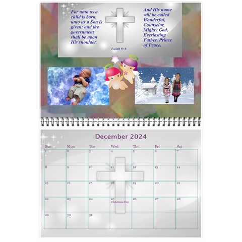 Childrens Bible Verse Mini Calendar By Joy Johns Dec 2024