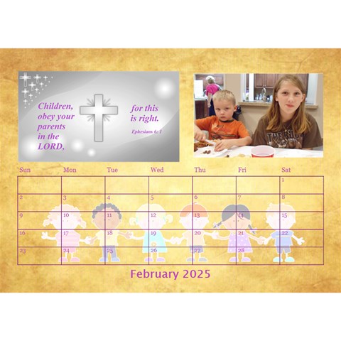 Children s Bible Verses Desktop Calendar By Joy Johns Feb 2025