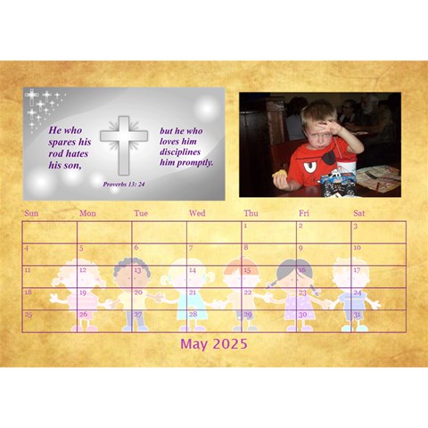 Children s Bible Verses Desktop Calendar By Joy Johns May 2025