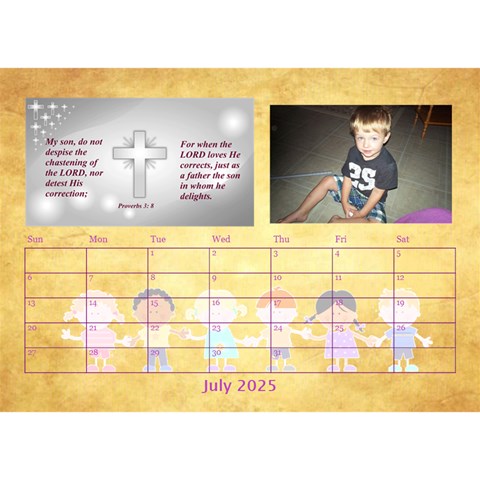Children s Bible Verses Desktop Calendar By Joy Johns Jul 2025