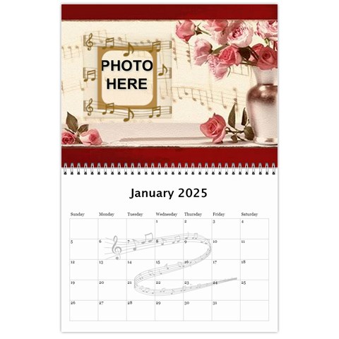 Music Calendar 2025 By Joy Johns Jan 2025