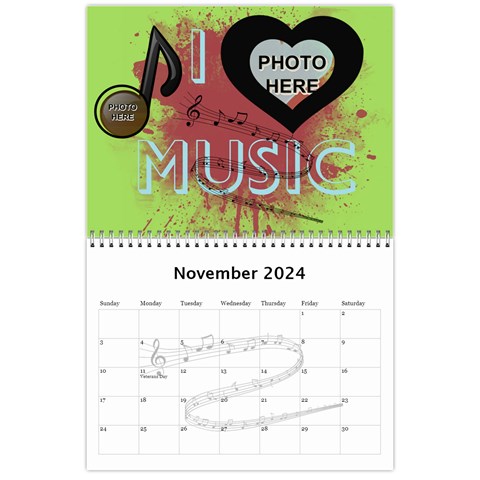 Music Calendar 2024 By Joy Johns Nov 2024