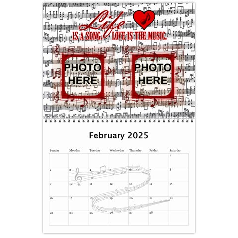 Music Calendar 2025 By Joy Johns Feb 2025