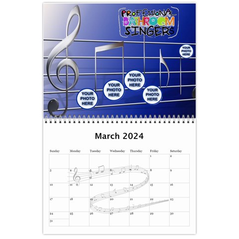 Music Calendar 2024 By Joy Johns Mar 2024