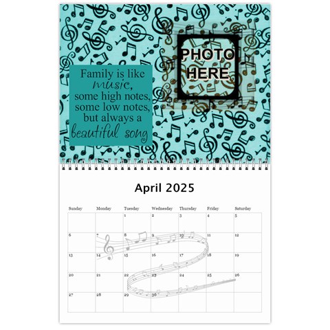 Music Calendar 2025 By Joy Johns Apr 2025