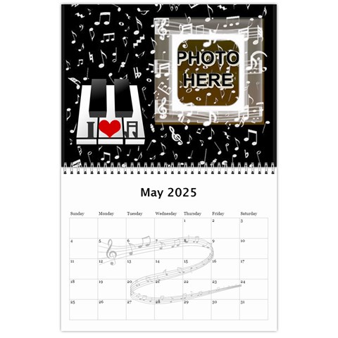 Music Calendar 2025 By Joy Johns May 2025
