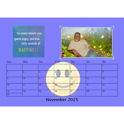 Happy Face Desk Calender By Joy Johns Nov 2025