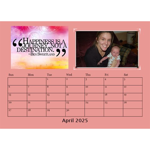 Happy Face Desk Calender By Joy Johns Apr 2025