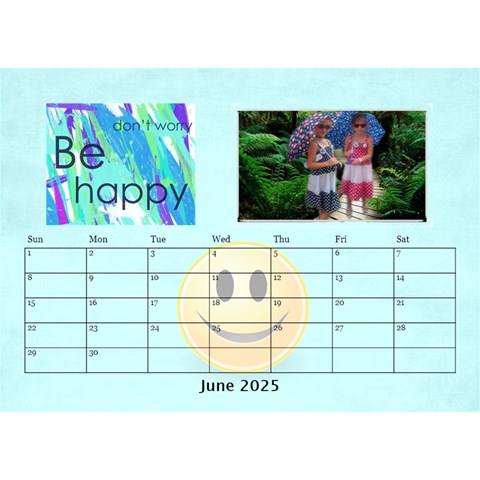 Happy Face Desk Calender By Joy Johns Jun 2025
