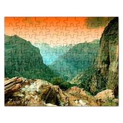  zion park Puzzle 2015 - Jigsaw Puzzle (Rectangular)