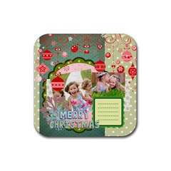 xmas - Rubber Coaster (Square)