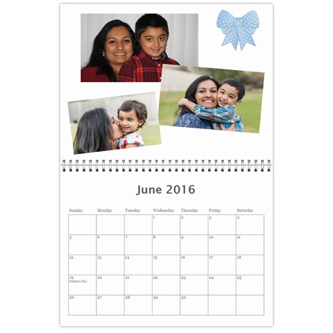 Calendar 2016 By Sreelatha Jun 2016