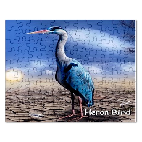 Blue Heron Puzzle 2015 By Pamela Sue Goforth Front