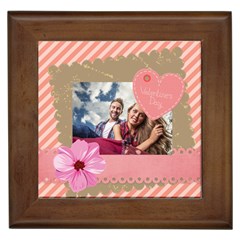 love - Framed Tile