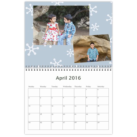 Calendar 2016 Mummy By Sreelatha Apr 2016